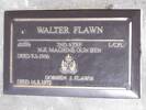 Headstone of L/Cpl Walter FLAWN 40679. Andersons Bay RSA Cemetery, Dunedin City Council, Block 45S, Plot 253. Image kindly provided by Allan Steel CC-BY 4.0.