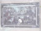 Headstone of Major Thomas Gordon HISLOP 616462. Andersons Bay RSA Cemetery, Dunedin City Council, Block 45S305. Image kindly provided by Allan Steel CC-BY 4.0.