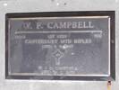 Headstone of Tpr William Frederick CAMPBELL 61215. Andersons Bay RSA Cemetery, Dunedin City Council, Block 45S316. Image kindly provided by Allan Steel CC-BY 4.0.