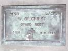 Headstone of L/Cpl William GILCHRIST 29769. Andersons Bay RSA Cemetery, Dunedin City Council, Block 45S, Plot 318. Image kindly provided by Allan Steel CC-BY 4.0.