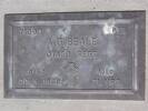 Headstone of Pte Albert George BEALE 71090. Andersons Bay RSA Cemetery, Dunedin City Council, Block 45S341. Image kindly provided by Allan Steel CC-BY 4.0.