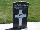 Headstone of Tpr Charles Frederick Andrew BURKE-STANLEY 11/852. Andersons Bay RSA Cemetery, Dunedin City Council, Block 71S58. Image kindly provided by Allan Steel CC-BY 4.0.