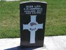 Headstone of L/Cpl Colin Mitchell CAMPBELL 12/28. Andersons Bay RSA Cemetery, Dunedin City Council, Block 71S, Plot 64. Image kindly provided by Allan Steel CC-BY 4.0.
