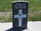 Headstone of Pte William Henry KEATES 10/2985. Andersons Bay RSA Cemetery, Dunedin City Council, Block 76S16. Image kindly provided by Allan Steel CC-BY 4.0.