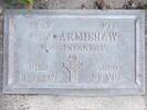 Headstone of Pte Cameron James ARMISHAW 7426. Andersons Bay RSA Cemetery, Dunedin City Council, Block 77S, Plot 12. Image kindly provided by Allan Steel CC-BY 4.0.