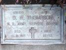 Headstone of L/Cpl David Warren THOMPSON 608890. Andersons Bay RSA Cemetery, Dunedin City Council, Block 77S15. Image kindly provided by Allan Steel CC-BY 4.0.