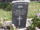 Headstone of Spr William MCCONNACHIE 35974. Andersons Bay RSA Cemetery, Dunedin City Council, Block 9SF, Plot 3. Image kindly provided by Allan Steel CC-BY 4.0.