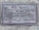 Headstone of Pte William Robert BAIRD 449852. Andersons Bay RSA Cemetery, Dunedin City Council, Block 01SF8. Image kindly provided by Allan Steel CC-BY 4.0.