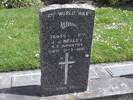 Headstone of Pte John James HEALEY 76459. Andersons Bay RSA Cemetery, Dunedin City Council, Block 10SF, Plot 19. Image kindly provided by Allan Steel CC-BY 4.0.