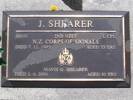 Headstone of L/Cpl John SHEARER 50148. Andersons Bay RSA Cemetery, Dunedin City Council, Block 14SC23. Image kindly provided by Allan Steel CC-BY 4.0.