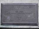 Headstone of Dvr Thomas Kieth WILSON 15291. Andersons Bay RSA Cemetery, Dunedin City Council, Block 19SC21. Image kindly provided by Allan Steel CC-BY 4.0.