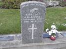 Headstone of Pte Jean Auguste BARBEAU 61188. Andersons Bay RSA Cemetery, Dunedin City Council, Block 1SF, Plot 18. Image kindly provided by Allan Steel CC-BY 4.0.