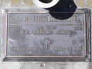 Headstone of Pte Arthur Frank HENDERSON 71743. Greenpark RSA Cemetery, Dunedin City Council, Block 1A1. Image kindly provided by Allan Steel CC-BY 4.0.