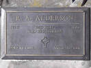 Headstone of Spr Ronald Agnew ALDERSON 32247. Greenpark RSA Cemetery, Dunedin City Council, Block 1A11. Image kindly provided by Allan Steel CC-BY 4.0.