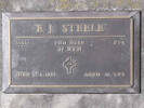 Headstone of Pte Eric John Steel 50657. Greenpark RSA Cemetery, Dunedin City Council, Block 1A, Plot 56. Image kindly provided by Allan Steel CC-BY 4.0.