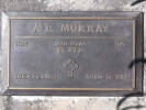 Headstone of Cpl Alan Lawrence MURRAY 10165. Greenpark RSA Cemetery, Dunedin City Council, Block 1A, Plot 62. Image kindly provided by Allan Steel CC-BY 4.0.