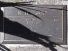 Headstone of Dvr Robert Hugh GRAY 295174. Greenpark RSA Cemetery, Dunedin City Council, Block 1A78. Image kindly provided by Allan Steel CC-BY 4.0.