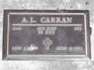 Headstone of Pte Arthur Leslie CARRAN 10409. Greenpark RSA Cemetery, Dunedin City Council, Block 1A111. Image kindly provided by Allan Steel CC-BY 4.0.