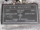 Headstone of Bdr Stephen Allan ALLNATT 291701. Greenpark RSA Cemetery, Dunedin City Council, Block 1A128. Image kindly provided by Allan Steel CC-BY 4.0.