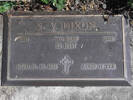 Headstone of Gnr Stephen Vincent DIXON 76037. Greenpark RSA Cemetery, Dunedin City Council, Block 1A181. Image kindly provided by Allan Steel CC-BY 4.0.