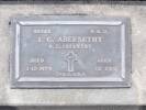 Headstone of WO 2 Ian Campbell ABERNETHY 30503. Andersons Bay RSA Cemetery, Dunedin City Council, Block 7A, Plot 15. Image kindly provided by Allan Steel CC-BY 4.0.
