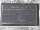 Headstone of Pte Albert George KLEEBER 291412. Greenpark RSA Cemetery, Dunedin City Council, Block 1S, Plot 44. Image kindly provided by Allan Steel CC-BY 4.0.
