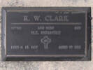 Headstone of Sgt Ronald William CLARK 257703. Greenpark RSA Cemetery, Dunedin City Council, Block 2A45. Image kindly provided by Allan Steel CC-BY 4.0.