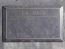 Headstone of Pte John Alexander BAIN 10118. Greenpark RSA Cemetery, Dunedin City Council, Block 2S3. Image kindly provided by Allan Steel CC-BY 4.0.