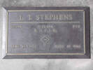 Headstone of Pte Leonard Thomas STEPHENS 975288. Greenpark RSA Cemetery, Dunedin City Council, Block 2S29. Image kindly provided by Allan Steel CC-BY 4.0.