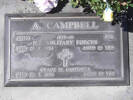 Headstone of Spr Alexander CAMPBELL 588303. Greenpark RSA Cemetery, Dunedin City Council, Block 2S, Plot 46. Image kindly provided by Allan Steel CC-BY 4.0.