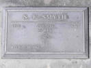 Headstone of Pte Stanley Friend SMYTH 18806. Greenpark RSA Cemetery, Dunedin City Council, Block 2S, Plot 49. Image kindly provided by Allan Steel CC-BY 4.0.