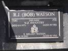 Headstone of Pte Robert John WATSON 17282. Andersons Bay RSA Cemetery, Dunedin City Council, Block 8A, Plot 11. Image kindly provided by Allan Steel CC-BY 4.0.