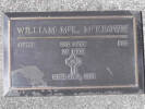 Headstone of Pte William McLaren MCKEOWN 430752. Greenpark RSA Cemetery, Dunedin City Council, Block 3A, Plot 43. Image kindly provided by Allan Steel CC-BY 4.0.