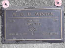 Headstone of Sgt William Guy David WINTER 71114. Greenpark RSA Cemetery, Dunedin City Council, Block 4A13. Image kindly provided by Allan Steel CC-BY 4.0.