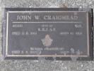Headstone of WO  John Wilson CRAIGHEAD 417030. Greenpark RSA Cemetery, Dunedin City Council, Block 4A, Plot 48. Image kindly provided by Allan Steel CC-BY 4.0.