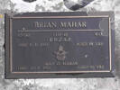 Headstone of WO Brian MAHAR 429192. Greenpark RSA Cemetery, Dunedin City Council, Block 4S10. Image kindly provided by Allan Steel CC-BY 4.0.