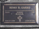 Headstone of Pte Remo Riccardo GARRO 933395. Greenpark RSA Cemetery, Dunedin City Council, Block 5S8. Image kindly provided by Allan Steel CC-BY 4.0.