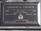 Headstone of Major George Roger CHANCE 25520. Greenpark RSA Cemetery, Dunedin City Council, Block 5S, Plot 9. Image kindly provided by Allan Steel CC-BY 4.0.