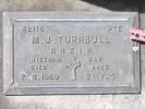 Headstone of Pte Murray John TURNBULL 42116. Andersons Bay RSA Cemetery, Dunedin City Council, Block 9A4. Image kindly provided by Allan Steel CC-BY 4.0.