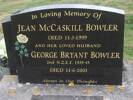 Headstone of Spr George Bryant BOWLER 11407. Greenpark General Cemetery, Dunedin City Council, Block 8446. Image kindly provided by Allan Steel CC-BY 4.0.