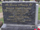 Headstone of Pte Maurice Alfred CHETWIN 588233. Greenpark General Cemetery, Dunedin City Council, Block 85, Plot 34. Image kindly provided by Allan Steel CC-BY 4.0.