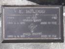 Headstone of Pte Kenneth MCLEOD 8/3982. Andersons Bay RSA Cemetery, Dunedin City Council, Block 9A, Plot 14. Image kindly provided by Allan Steel CC-BY 4.0.