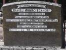 Headstone of Gnr Daniel Munro ECKHOFF 14081. Northern Cemetery, Dunedin City Council, Block 13812B. Image kindly provided by Allan Steel CC-BY 4.0.