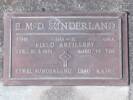 Headstone of Gnr Eric Mcdonald SUTHERLAND 57661. Port Chalmers RSA Cemetery, Dunedin City Council, Block 1, Plot 27. Image kindly provided by Allan Steel CC-BY 4.0.