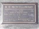 Headstone of Gnr Ronald Francis MONTGOMERY 78851. Port Chalmers RSA Cemetery, Dunedin City Council, Block 1A8. Image kindly provided by Allan Steel CC-BY 4.0.