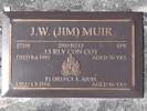 Headstone of Spr James William MUIR 27208. Port Chalmers RSA Cemetery, Dunedin City Council, Block 1A36. Image kindly provided by Allan Steel CC-BY 4.0.