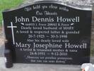 Headstone of Dvr John Dennis HOWELL 644915. West Taieri Cemetery, Dunedin City Council, Block 4259. Image kindly provided by Allan Steel CC-BY 4.0.