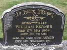Headstone of Rfm William KORNER 23/183. East Taieri Cemetery, Dunedin City Council, Block PA6. Image kindly provided by Allan Steel CC-BY 4.0.