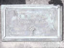 Headstone of Pte James Thomas ADAMS 8/2828. Andersons Bay RSA Cemetery, Dunedin City Council, Block 10A, Plot 10. Image kindly provided by Allan Steel CC-BY 4.0.