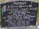 Headstone of x Stanley James PADMAN 426074. East Taieri Cemetery, Dunedin City Council, Block SBC48. Image kindly provided by Allan Steel CC-BY 4.0.